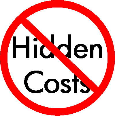 no hidden costs