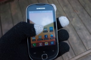 Conductive Gloves are gloves that allow you to interact with touch screens regardless of temperture